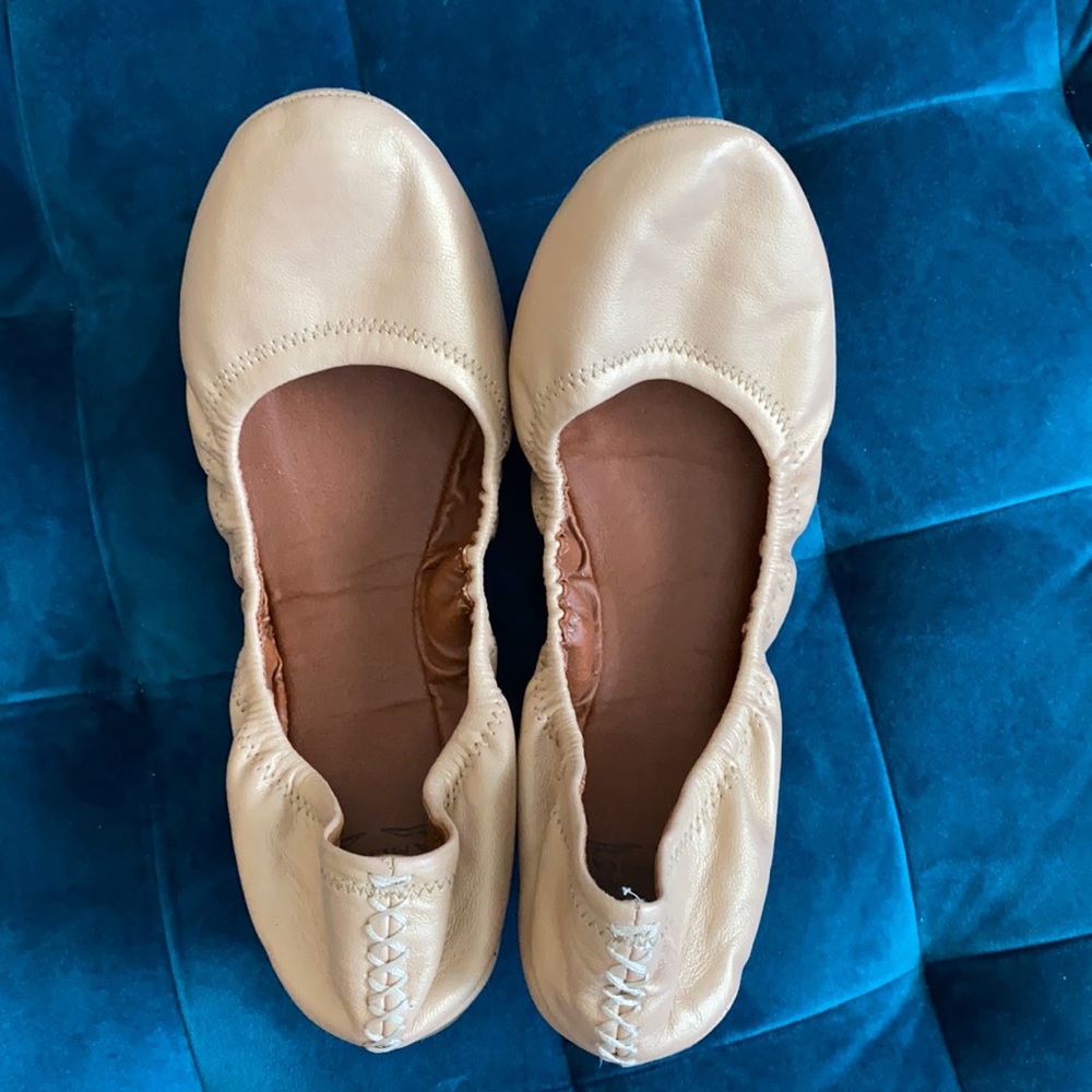 Gold Lucky Brand flats